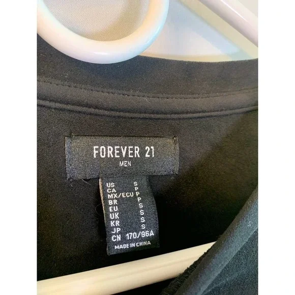 5/ $25 Forever 21 Black Long Sleeve Top S - Picture 3 of 5